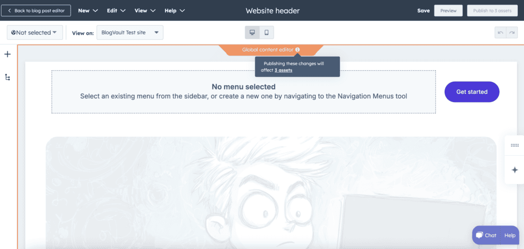 Global editor hubspot
